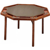 Kestell Octagon Poker Table with Folding Legs, 91/83